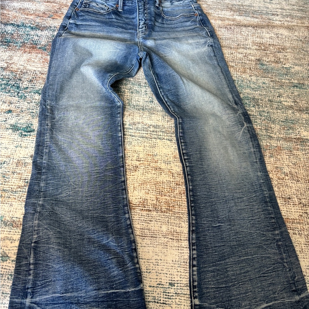 Buckle Women's Boot Cut Jeans in Blue